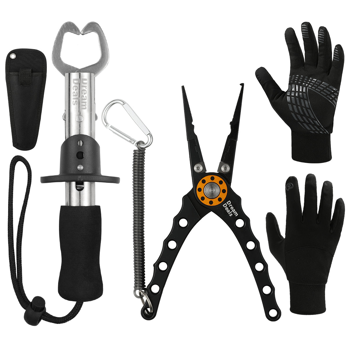 3-pc Fishing Tools Set - Fish Gripper Fishing Gloves and Fishing Plier -  Dream Deals So Good